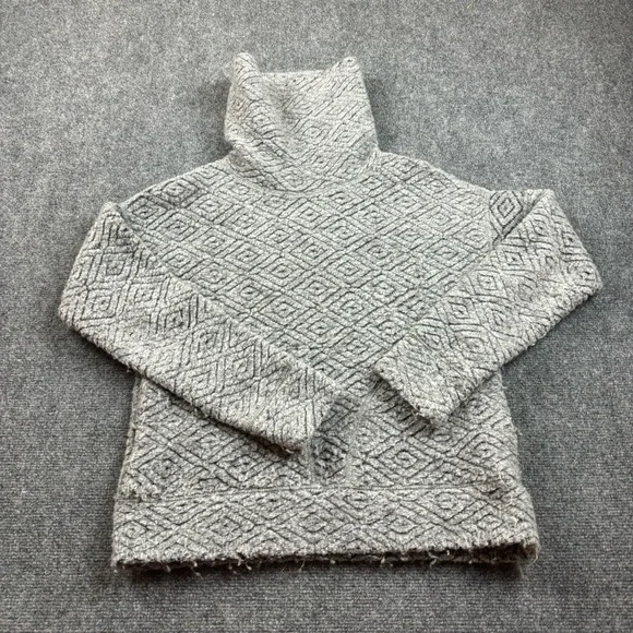 PRANA Women’s Grey Crestland Cowl Neck Pullover Sweater size: XS - Picture 2 of 11